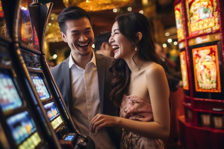 Meja Qiu Qiu dengan ruang taruhan yang terorganisir