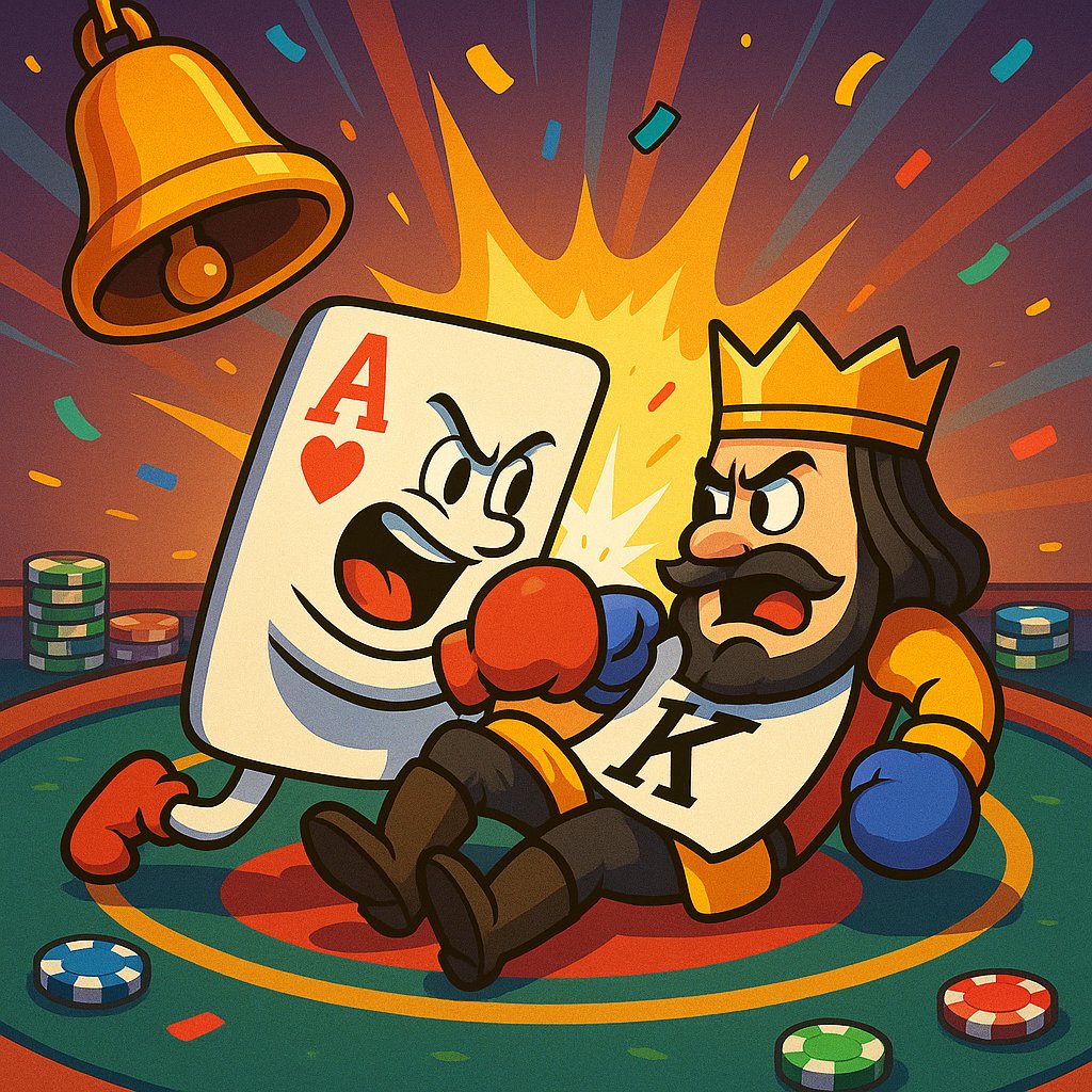 Meja Three Card Poker di pangkalantogel menampilkan area taruhan dan kartu dealer yang terbuka
